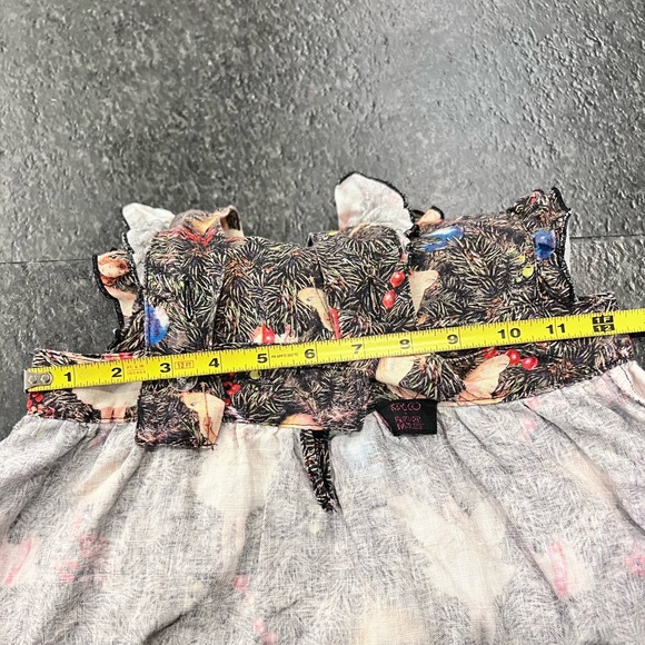 Kip & Co Flower Fairies Christmas Angel Heirloom Linen Pinafore Dress - Picture 9 of 13